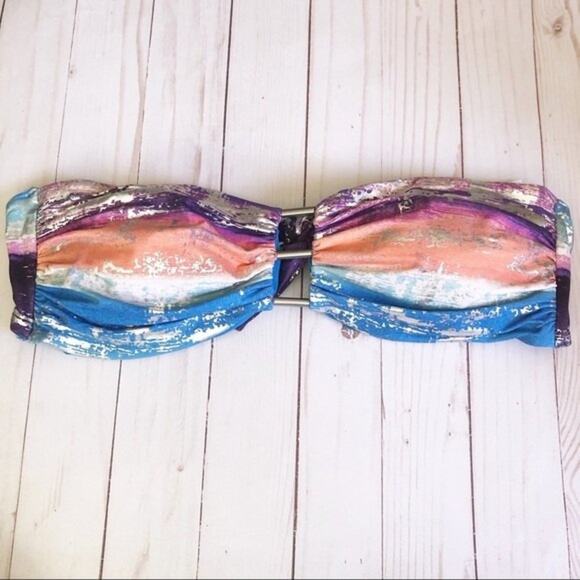 Carmen Marc Valvo Other - Carmen Marc Valvo Bandeau‎ Bikini Top Passion Fruit Large NWT